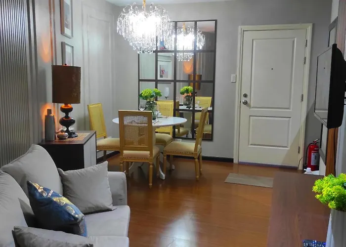 Cozy Apartment With Private Balcony Stunning Skyline, River & Mountain Views, Free Access To Infinity Pool, Lap Pool, Sunbathing, Sauna & Mall Manila